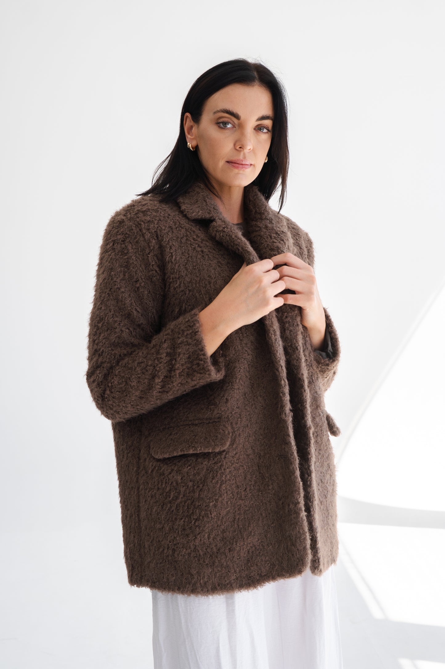 BROWN TEDDY BLAZER