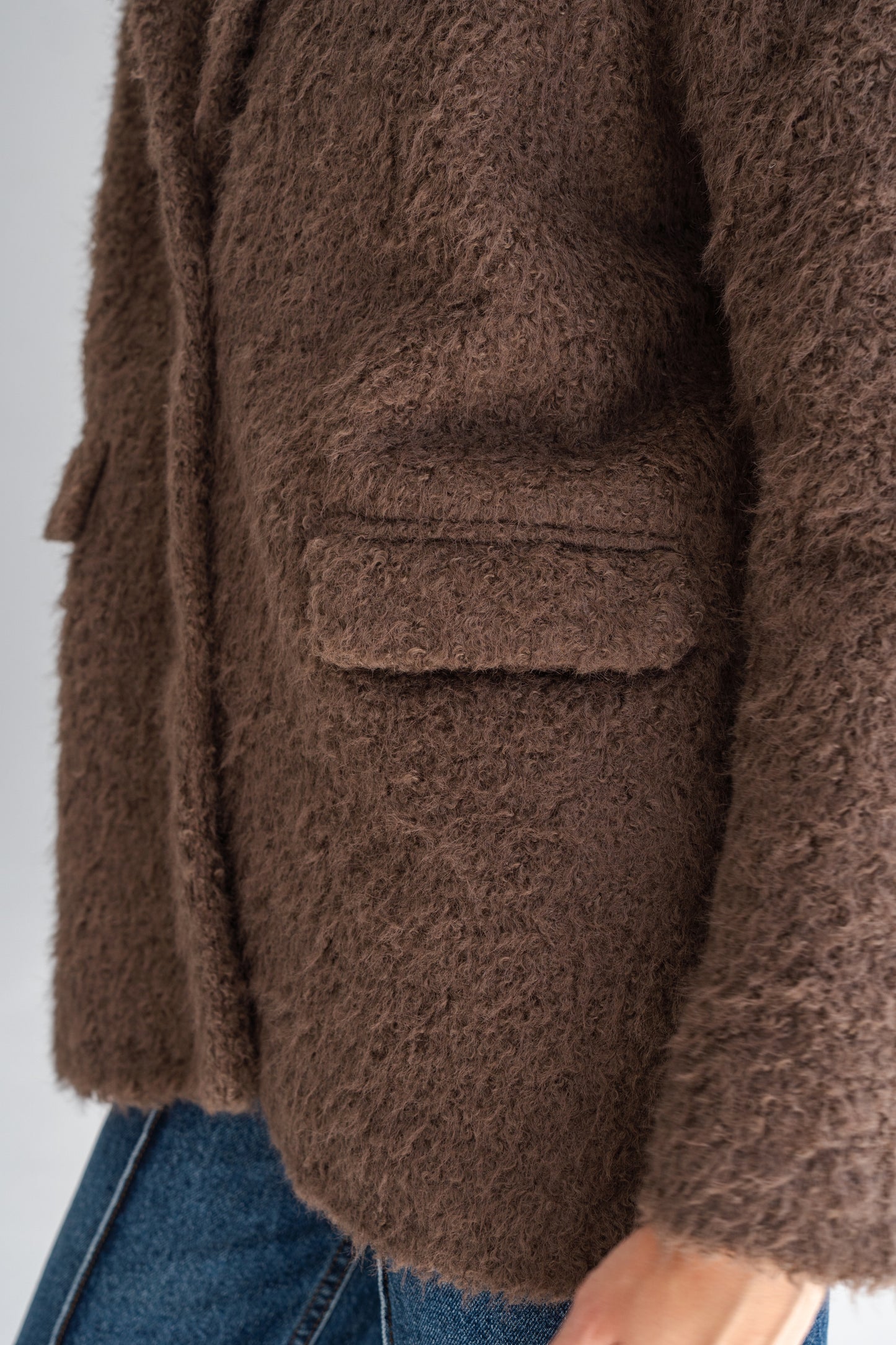 BROWN TEDDY BLAZER