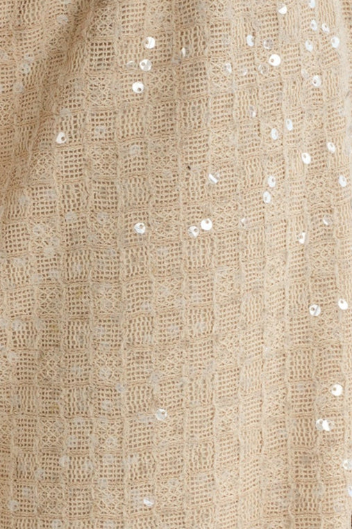 The Sienna Trousers in Champagne Sequin