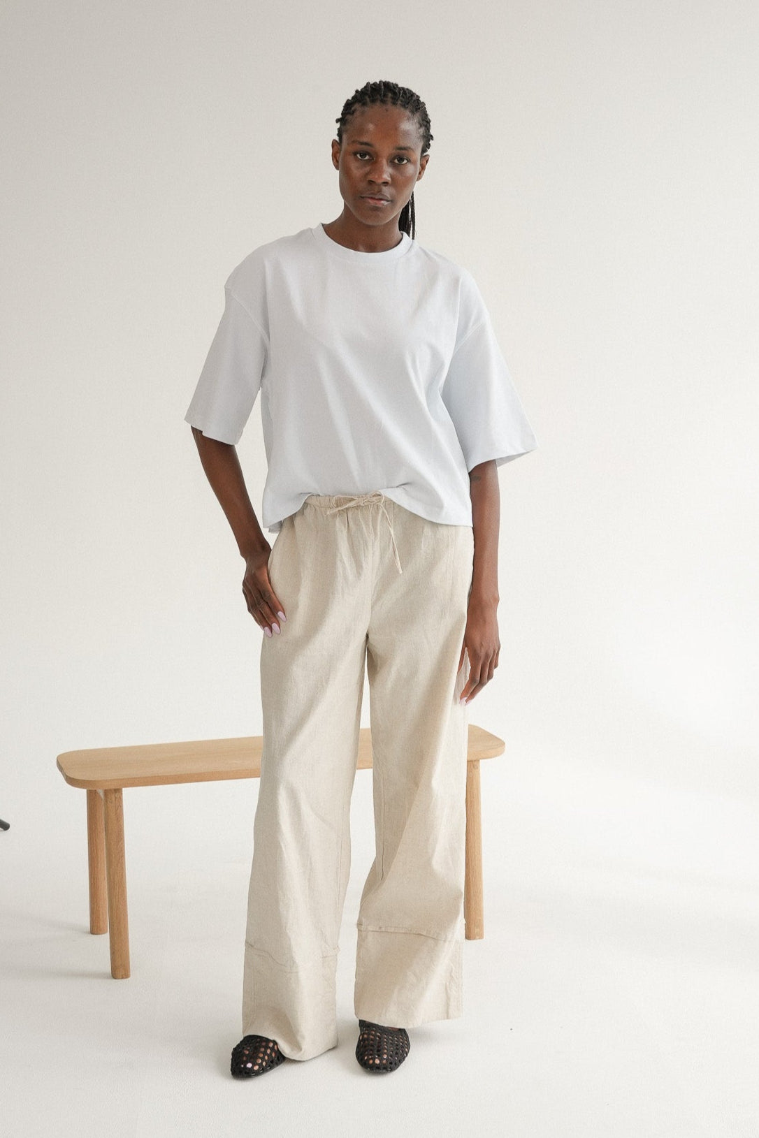 The Bia Tee in White