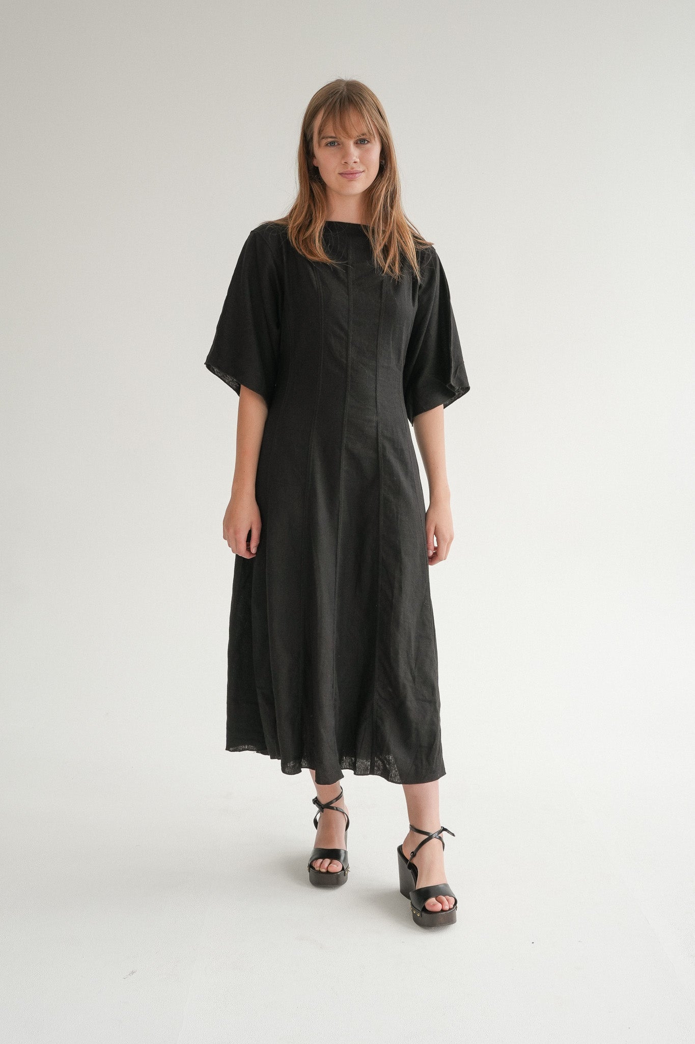 The Era Dress in Noir