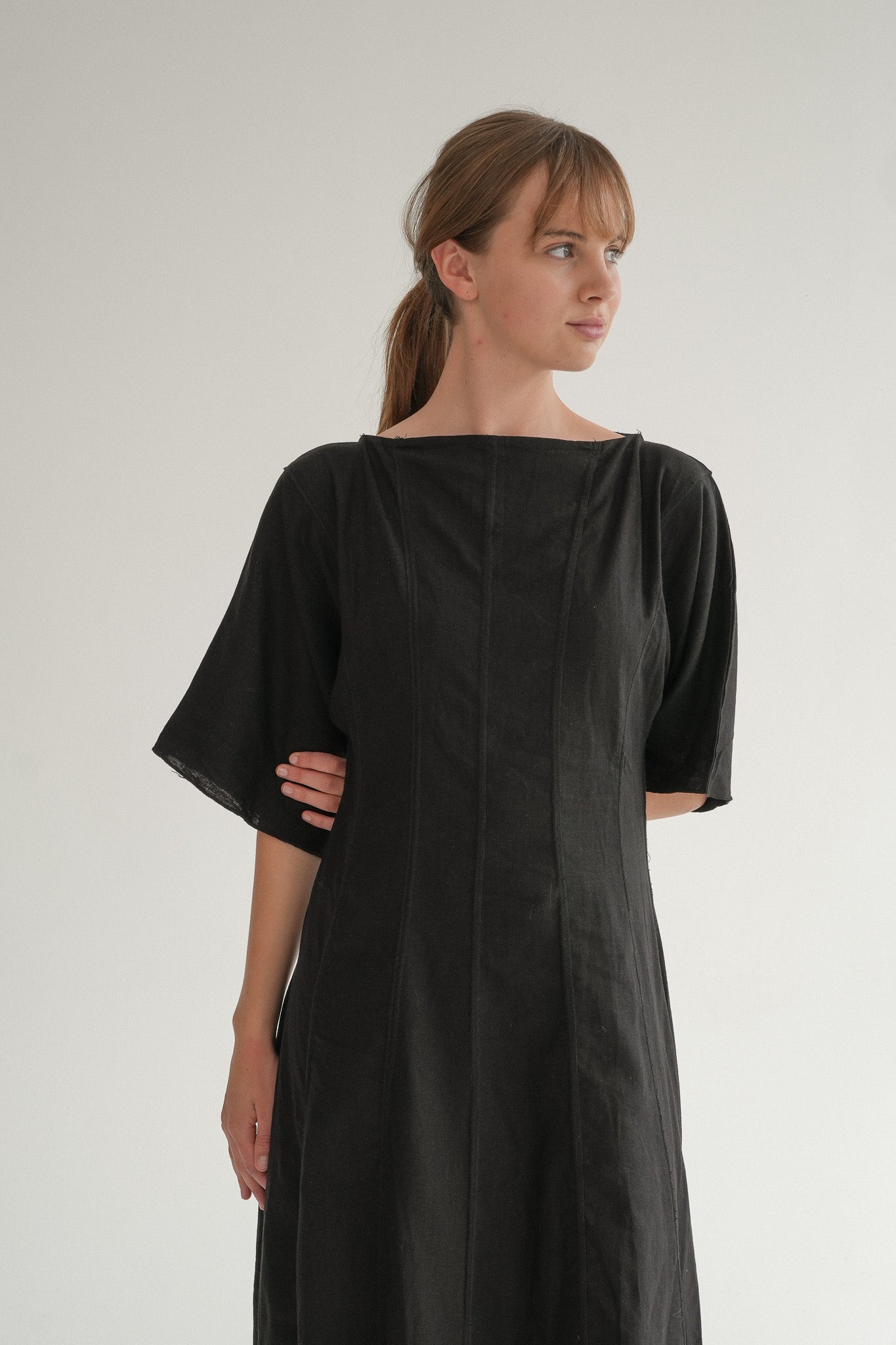 The Era Dress in Noir