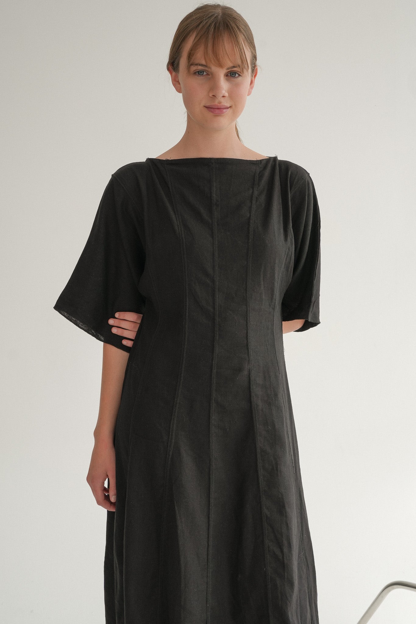 The Era Dress in Noir