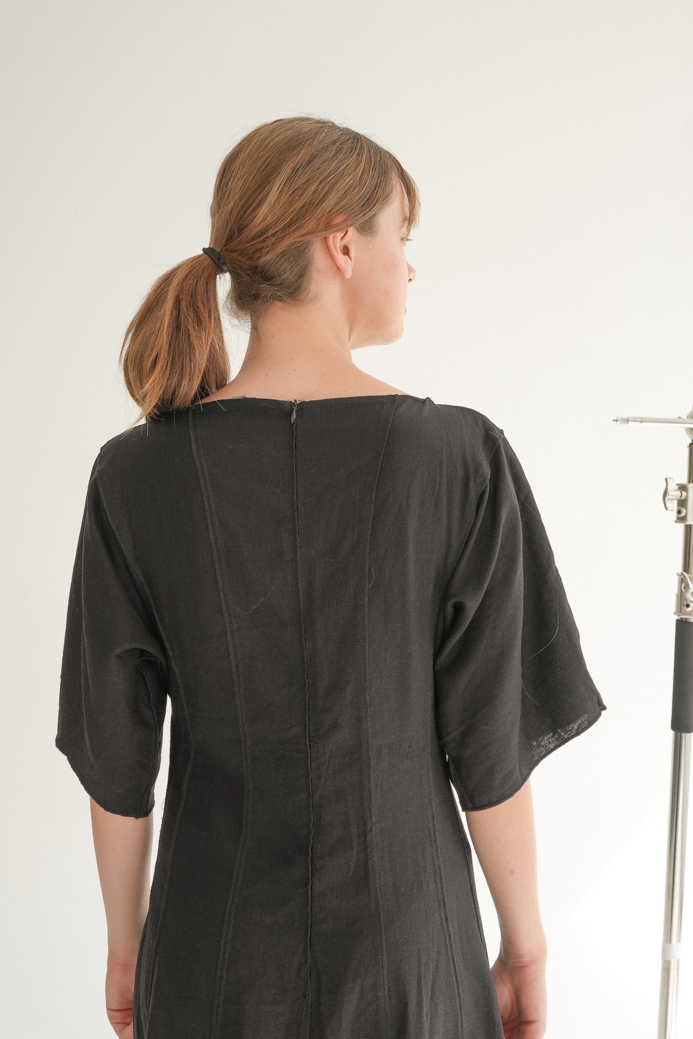 The Era Dress in Noir