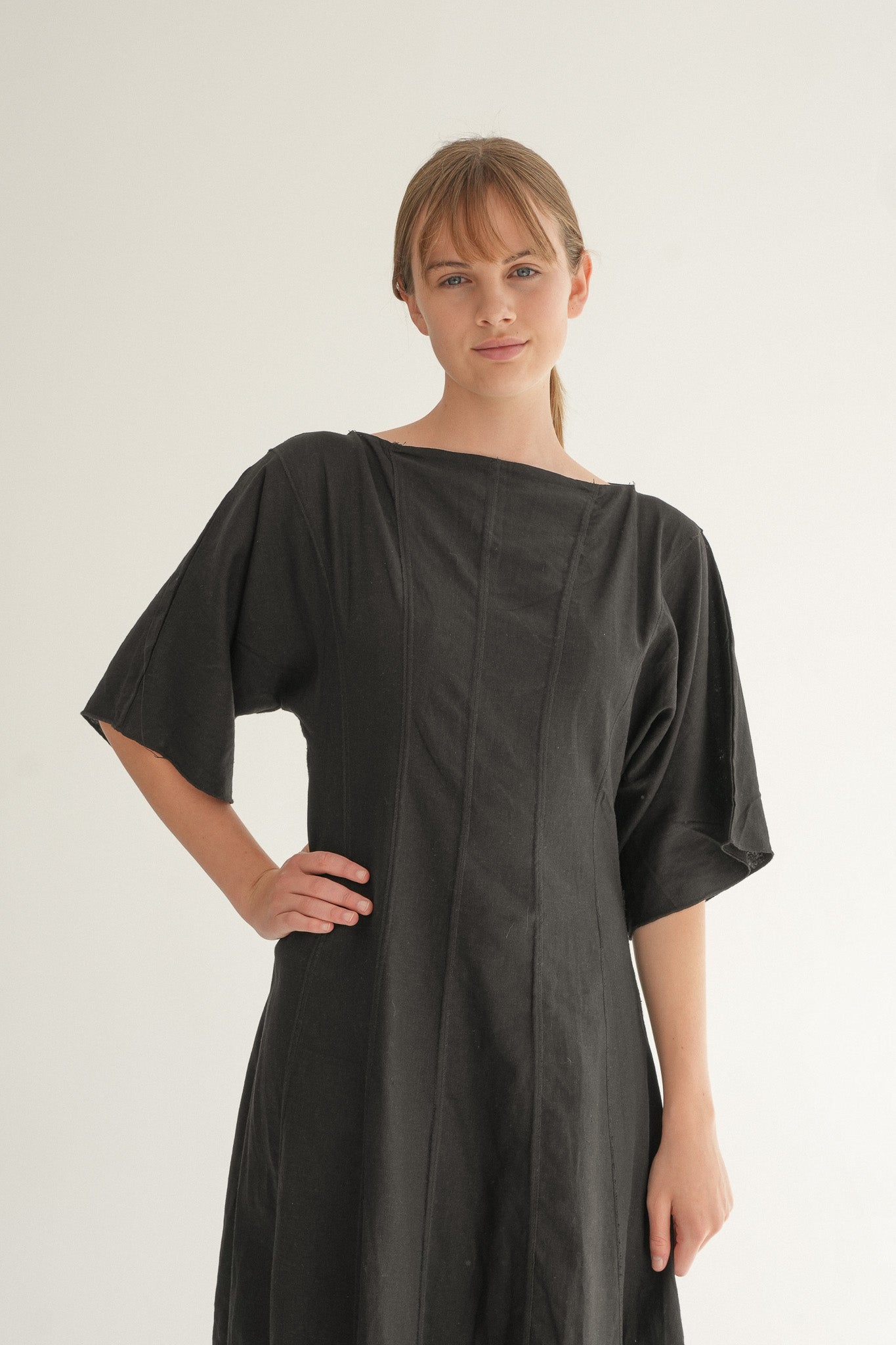 The Era Dress in Noir