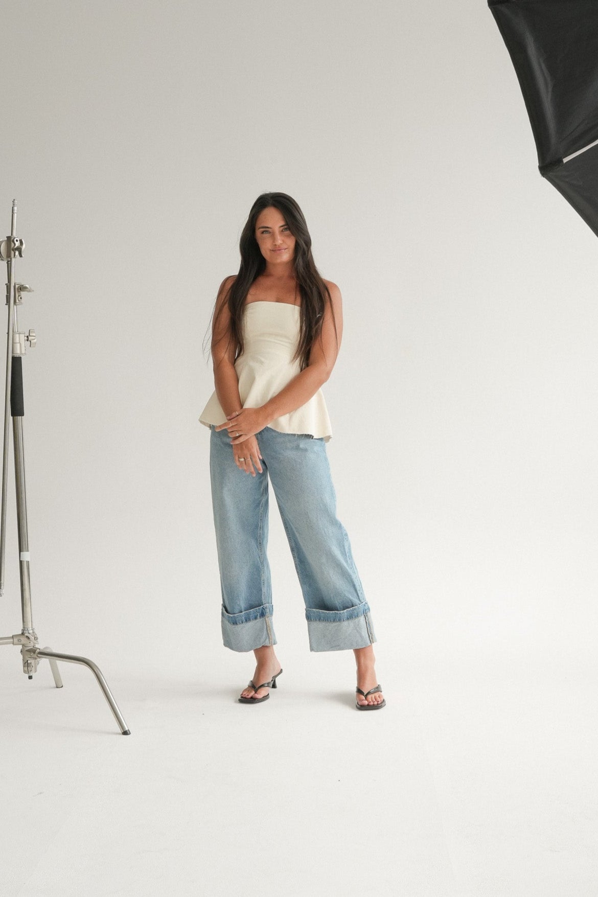 The Nova Top in Buttermilk