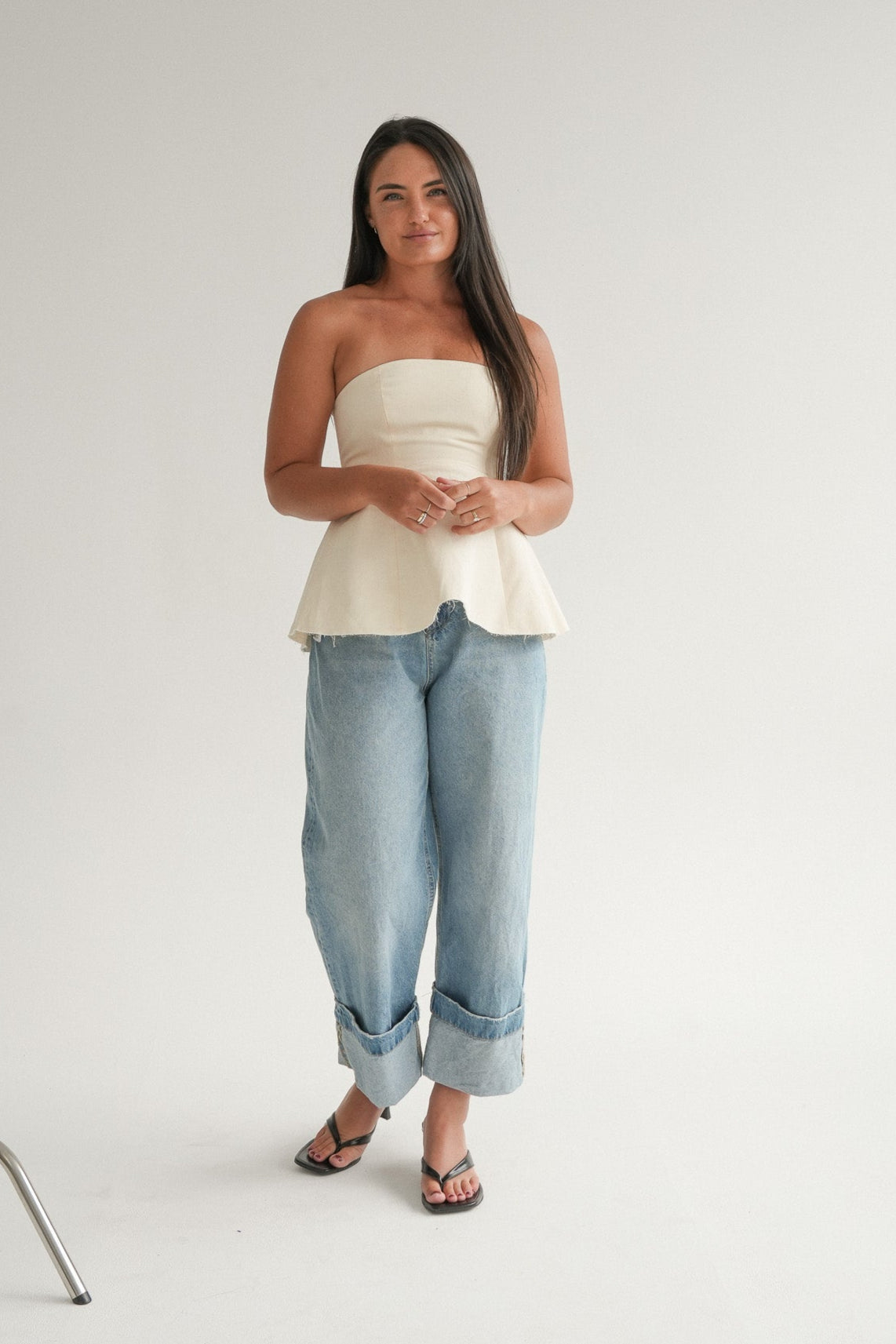 The Nova Top in Buttermilk