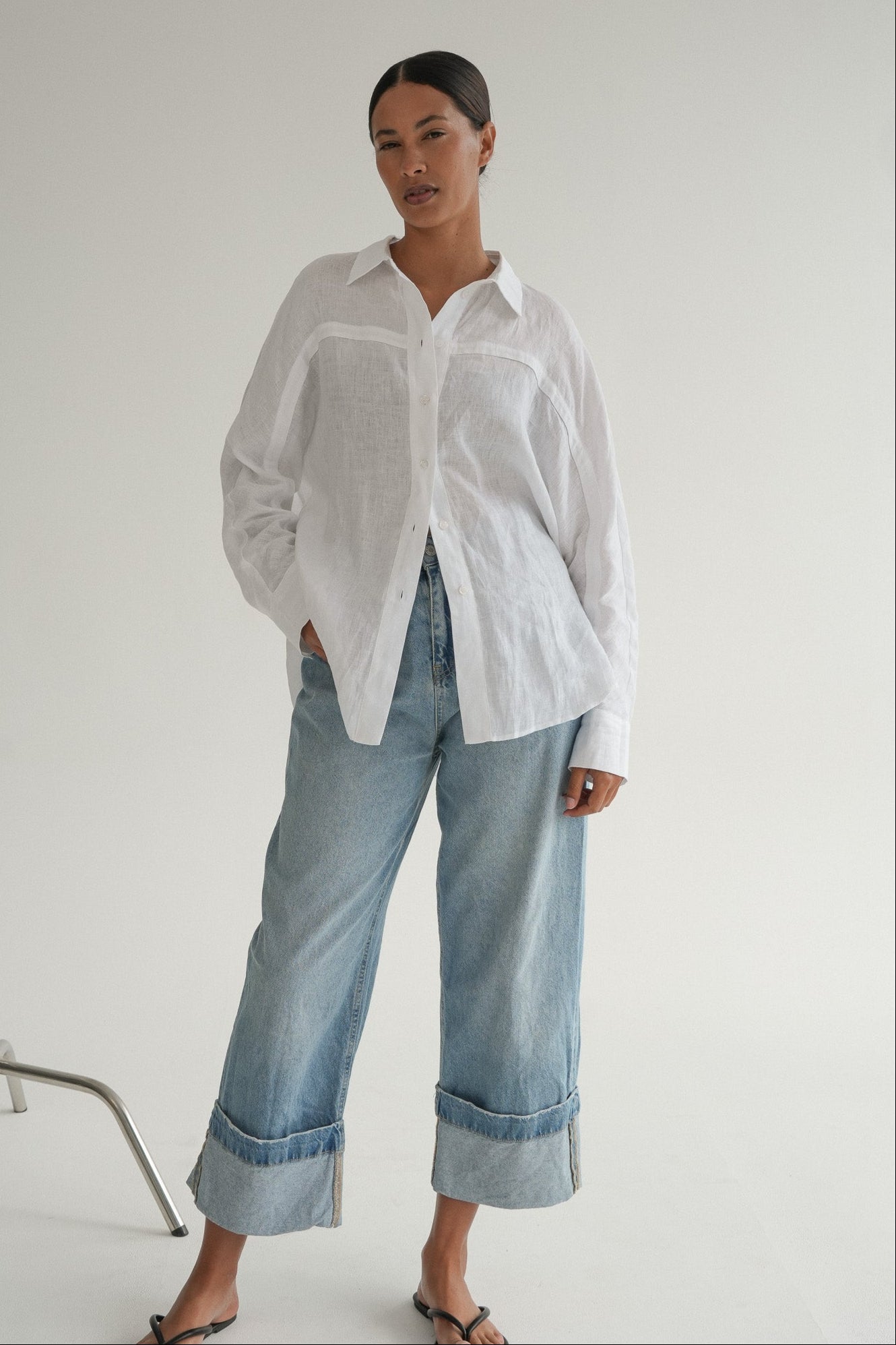 The Aluna Shirt in Salt