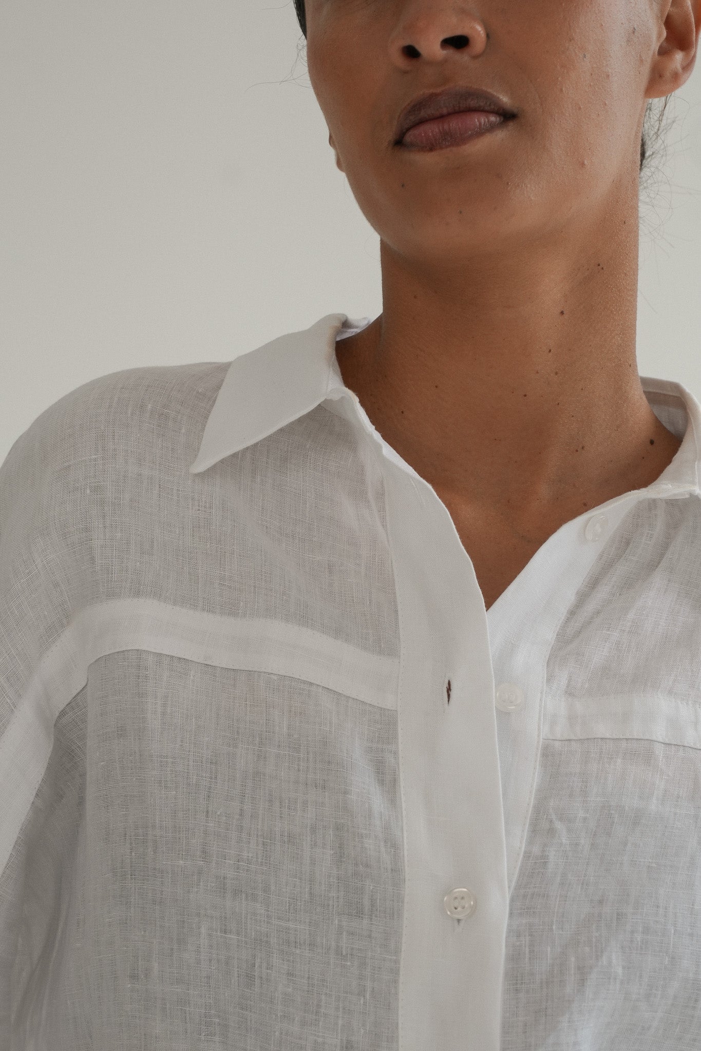 The Aluna Shirt in Salt