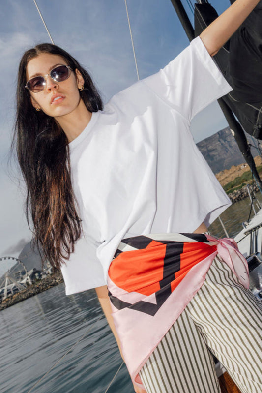 The Bia Tee in White