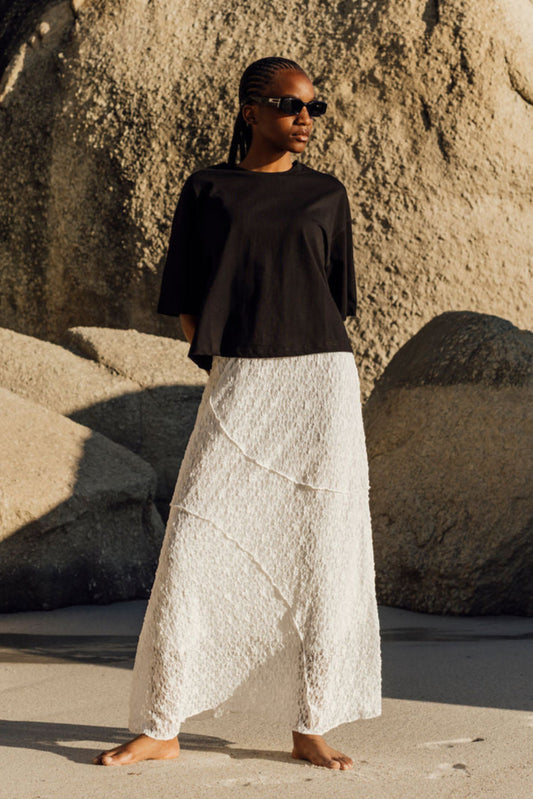 The Callisto Skirt in Iceflower