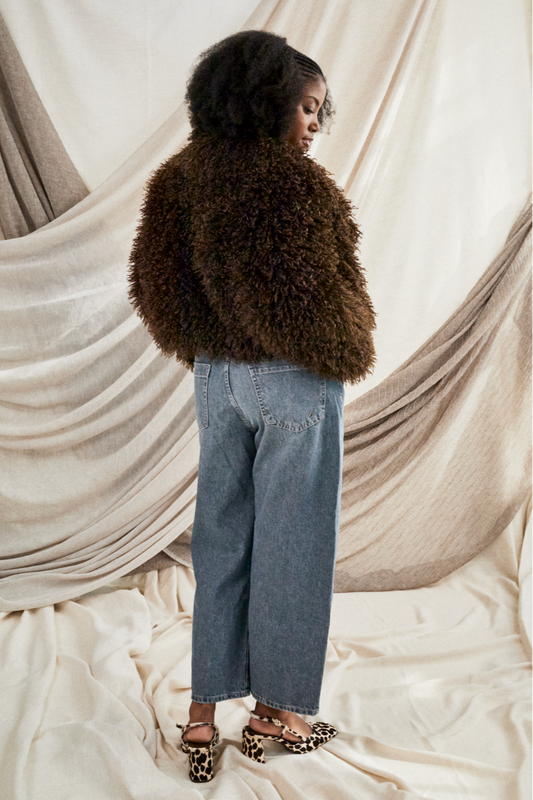 Mongolian Faux Fur Coat