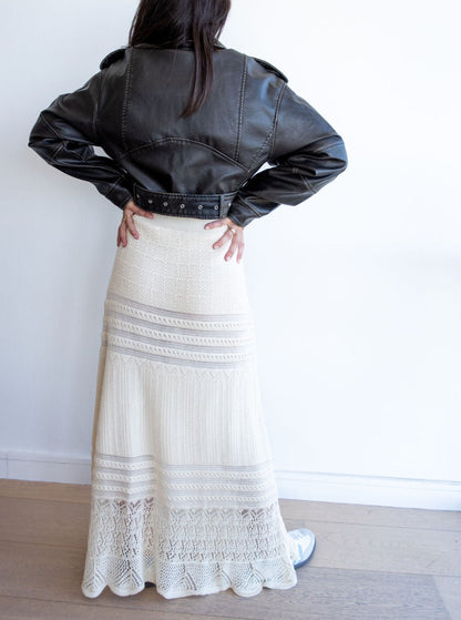 LONG KNIT SKIRT