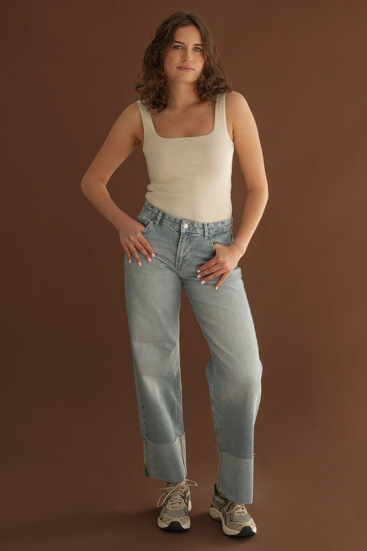 The Weekend Jeans in Sea Salt