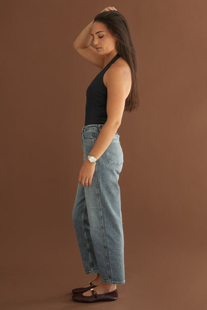 The Noon Jeans in Vintage Blue