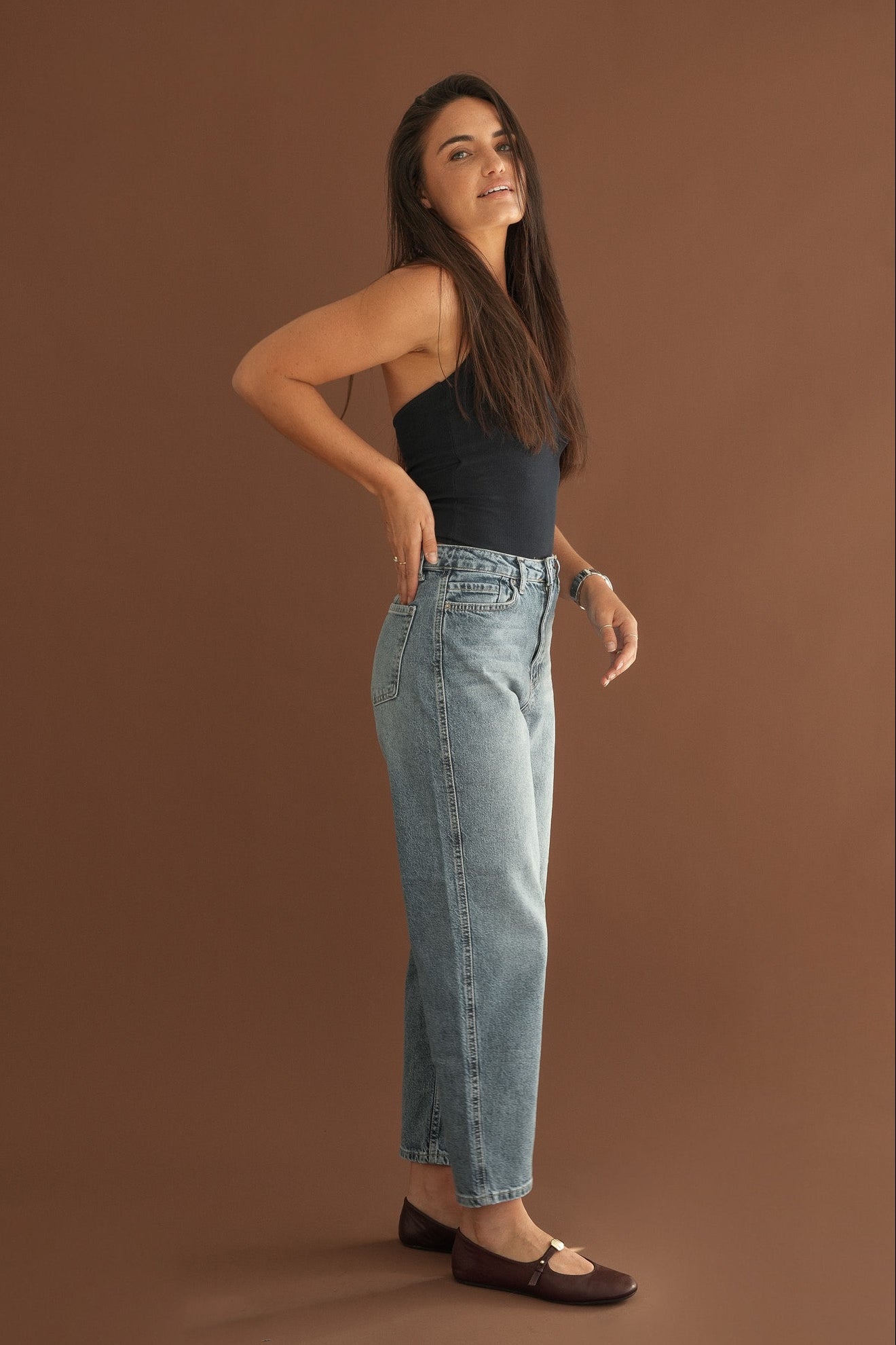 The Noon Jeans in Vintage Blue