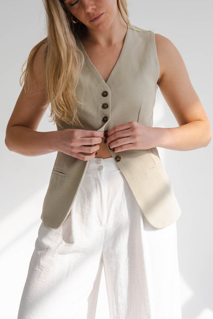 SAGE WAISTCOAT