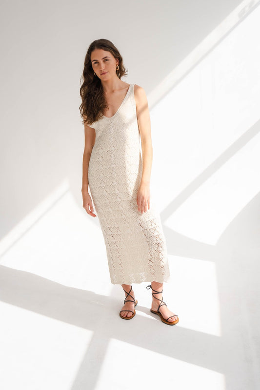 CROCHET MAXI DRESS