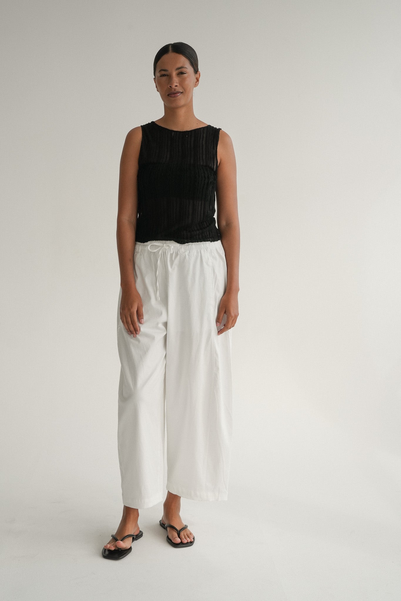 The Lido Pant in Chalk