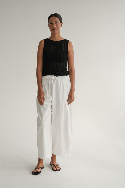 The Lido Pant in Chalk