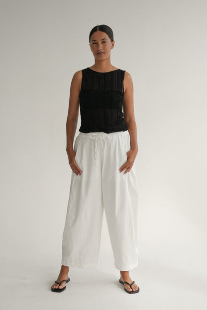The Lido Pant in Chalk