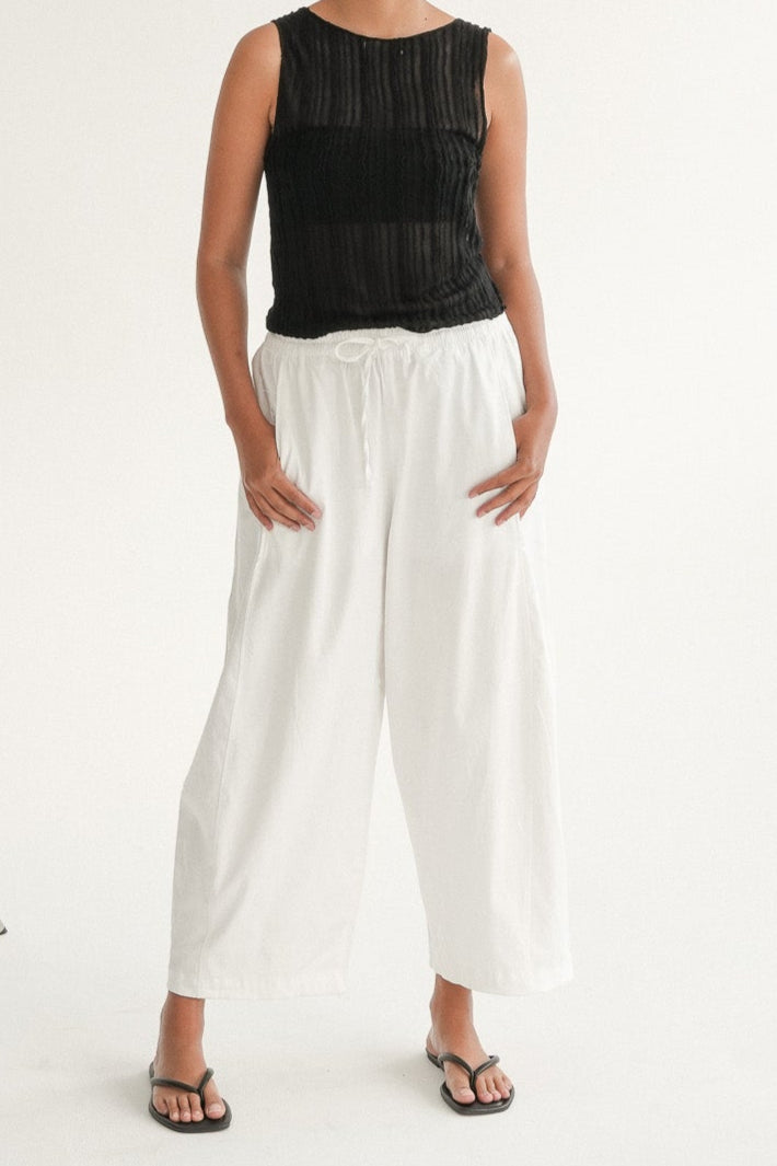 The Lido Pant in Chalk