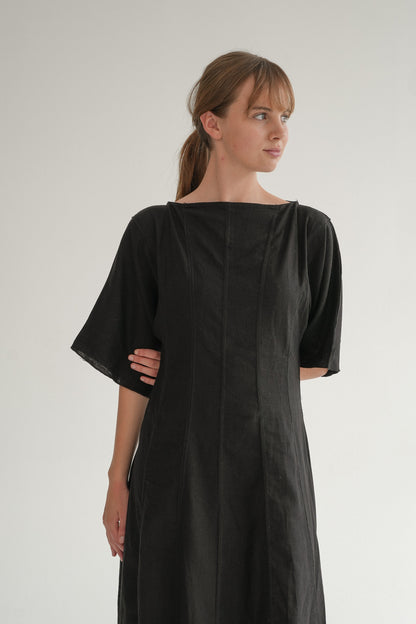 The Era Dress in Noir