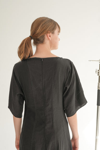 The Era Dress in Noir