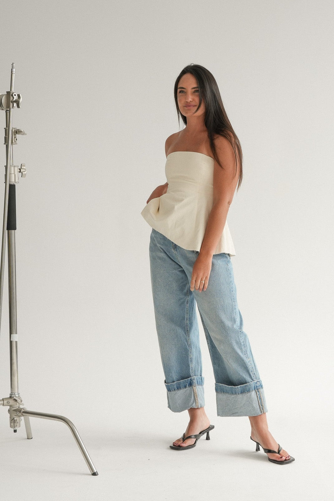 The Nova Top in Buttermilk