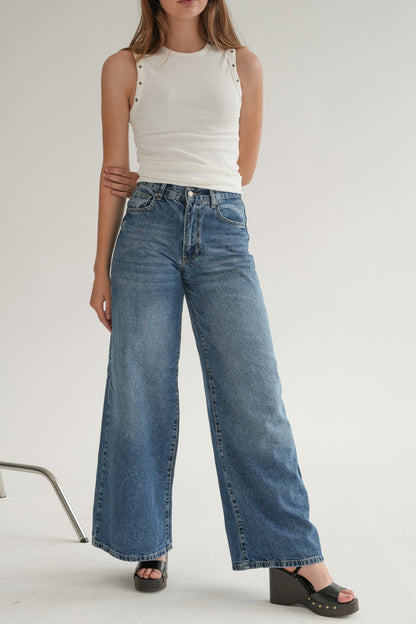 The Raya Jean in Vintage Indigo