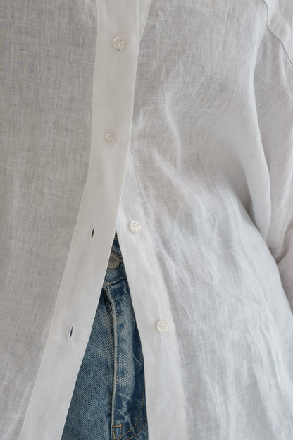 The Aluna Shirt in Salt