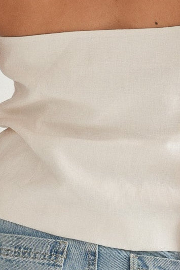 The Solea Top in Vanilla