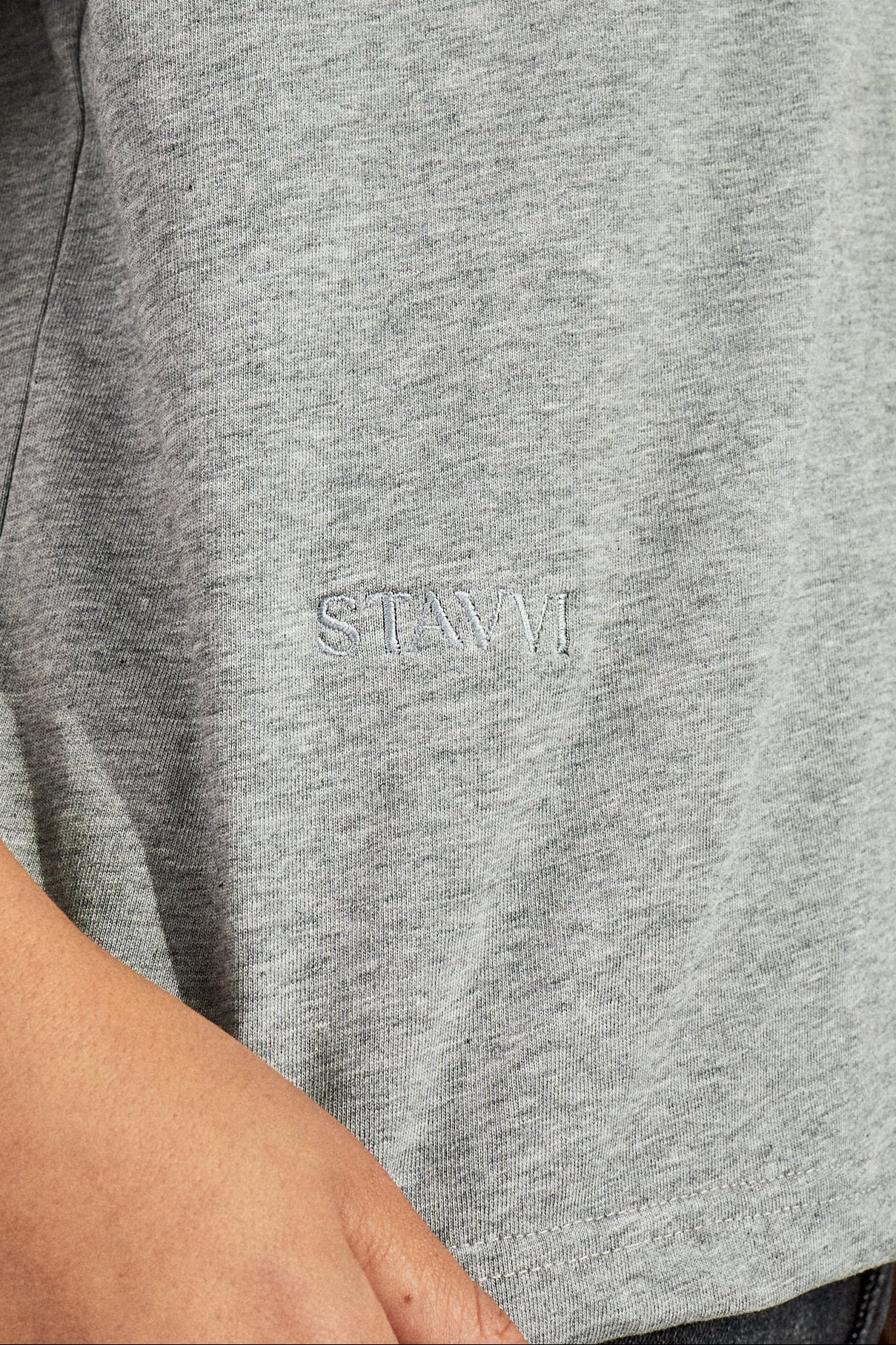 Cotton Boxy Tee (Grey)