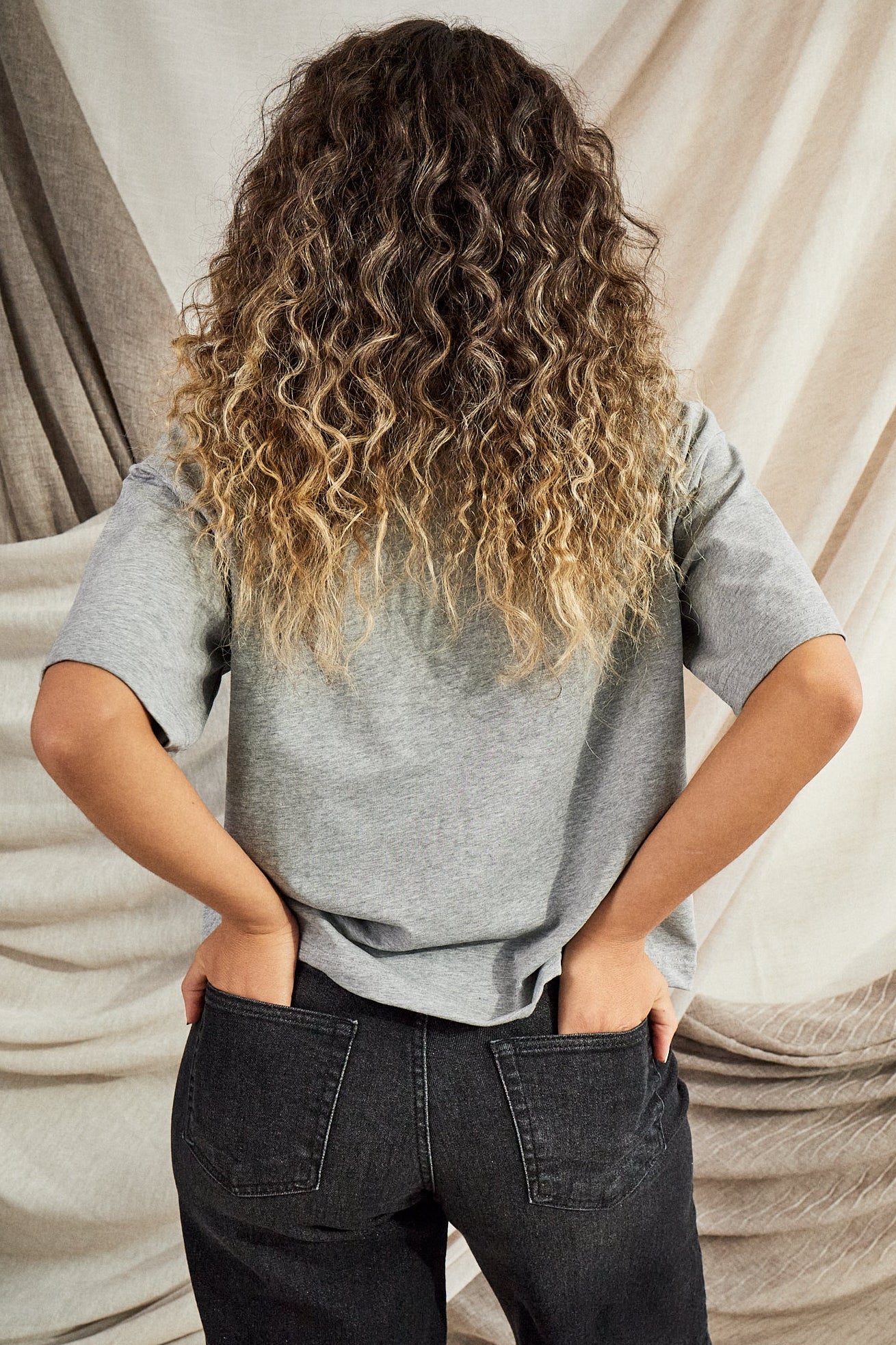 Cotton Boxy Tee (Grey)