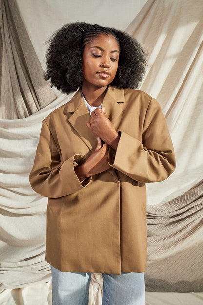 Oversized Blazer (Toffee)