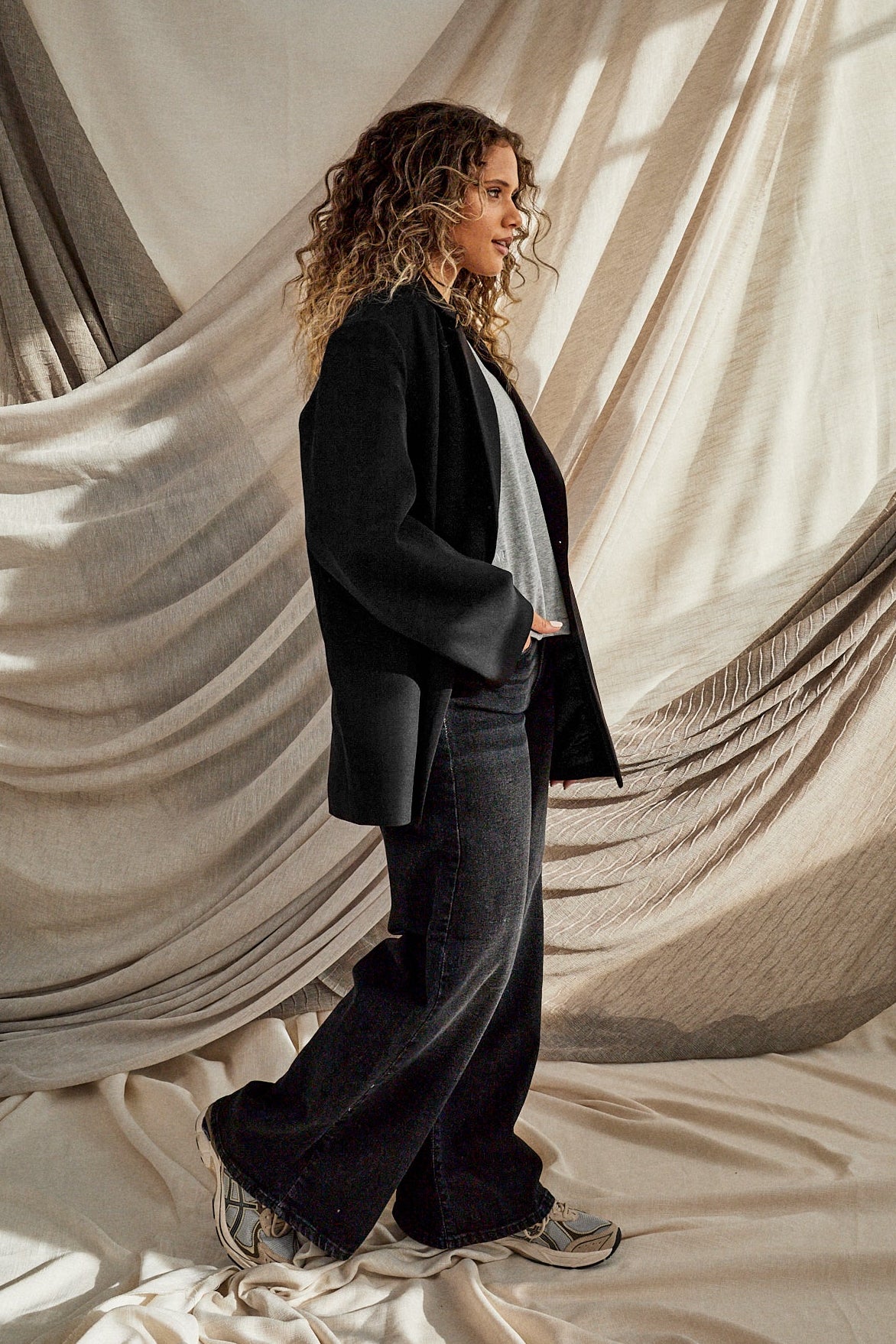 Oversized Blazer (Black)