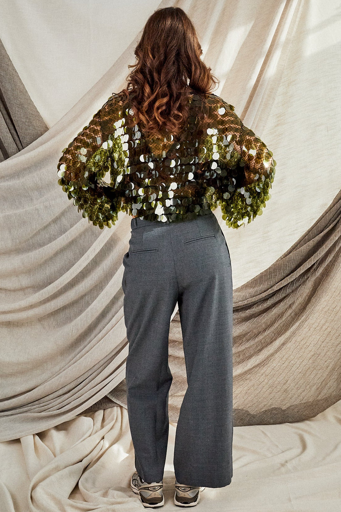 Grey Wool Trousers