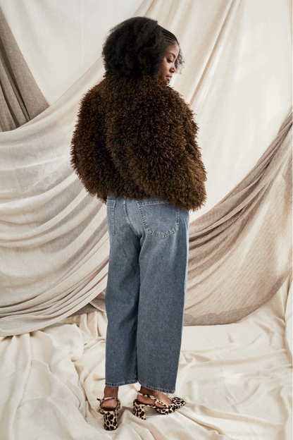 Mongolian Faux Fur Coat