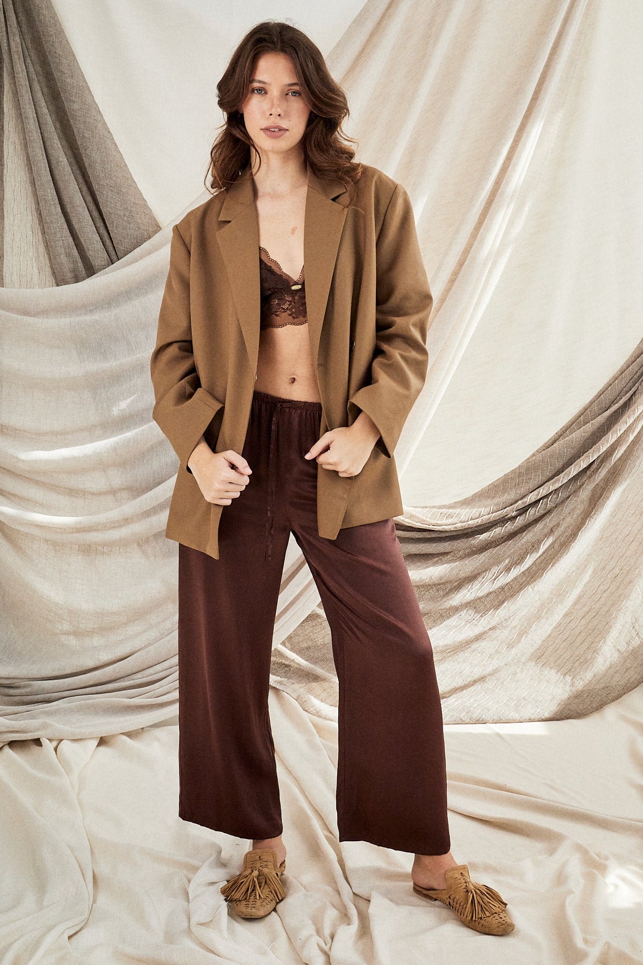 100% Silk Trousers