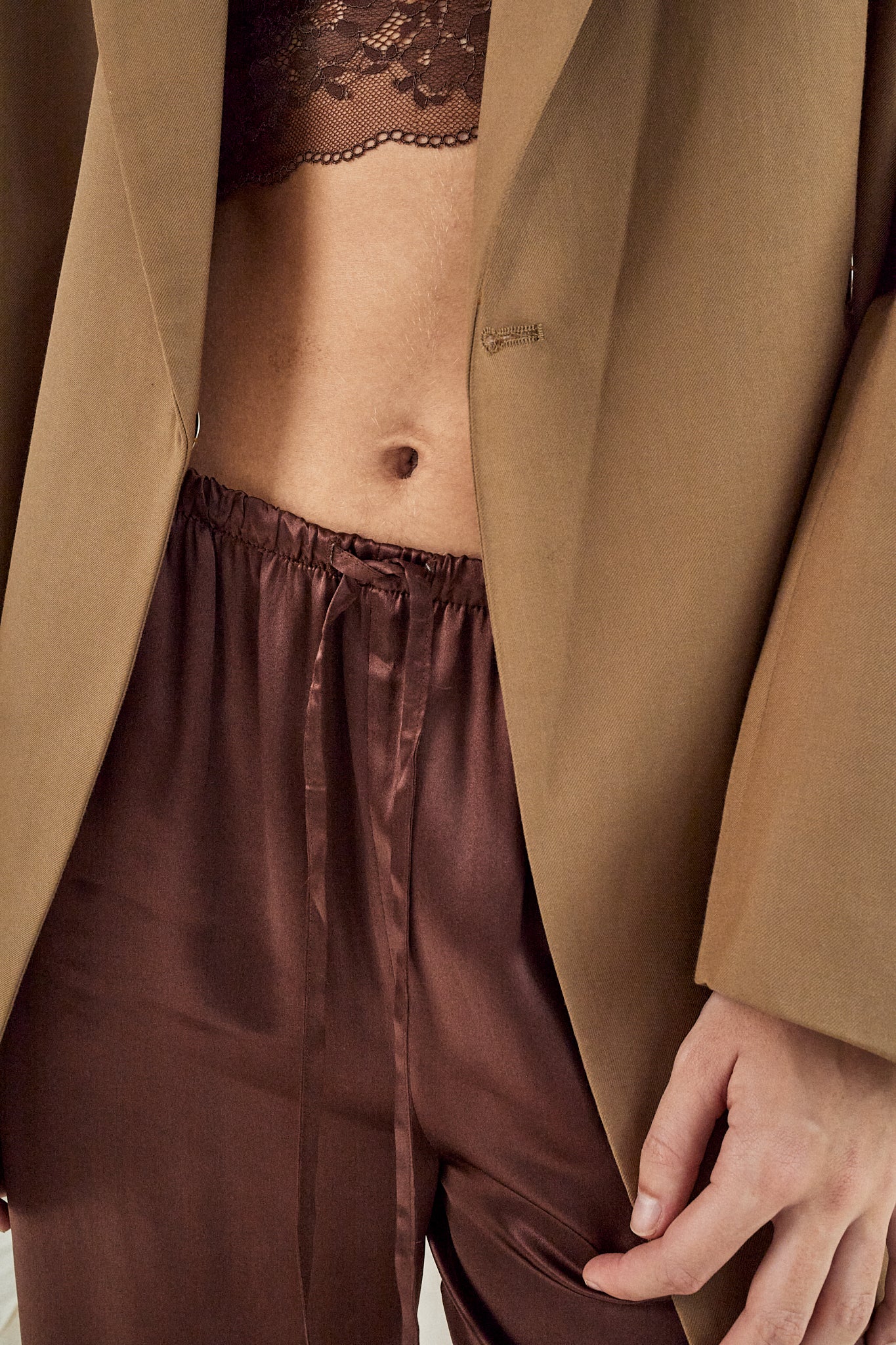 100% Silk Trousers