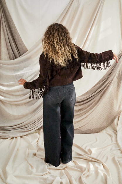 Suede Fringe Jacket