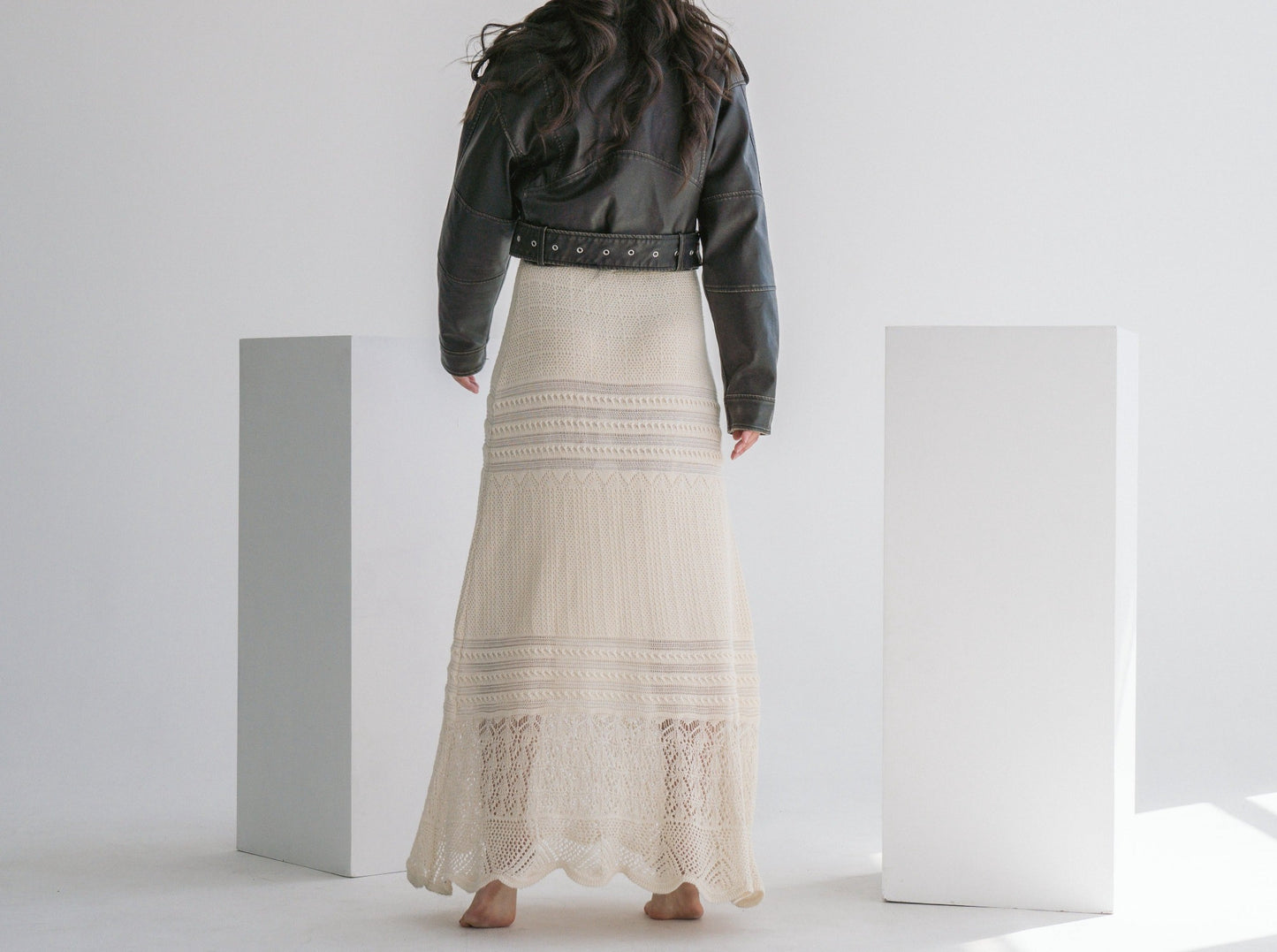 LONG KNIT SKIRT