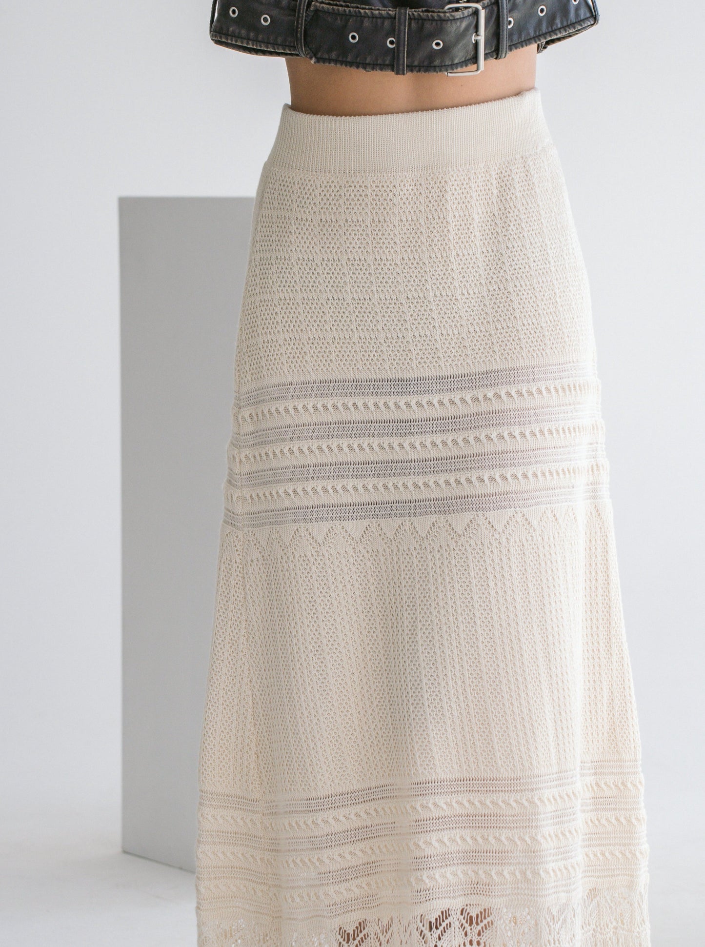 LONG KNIT SKIRT